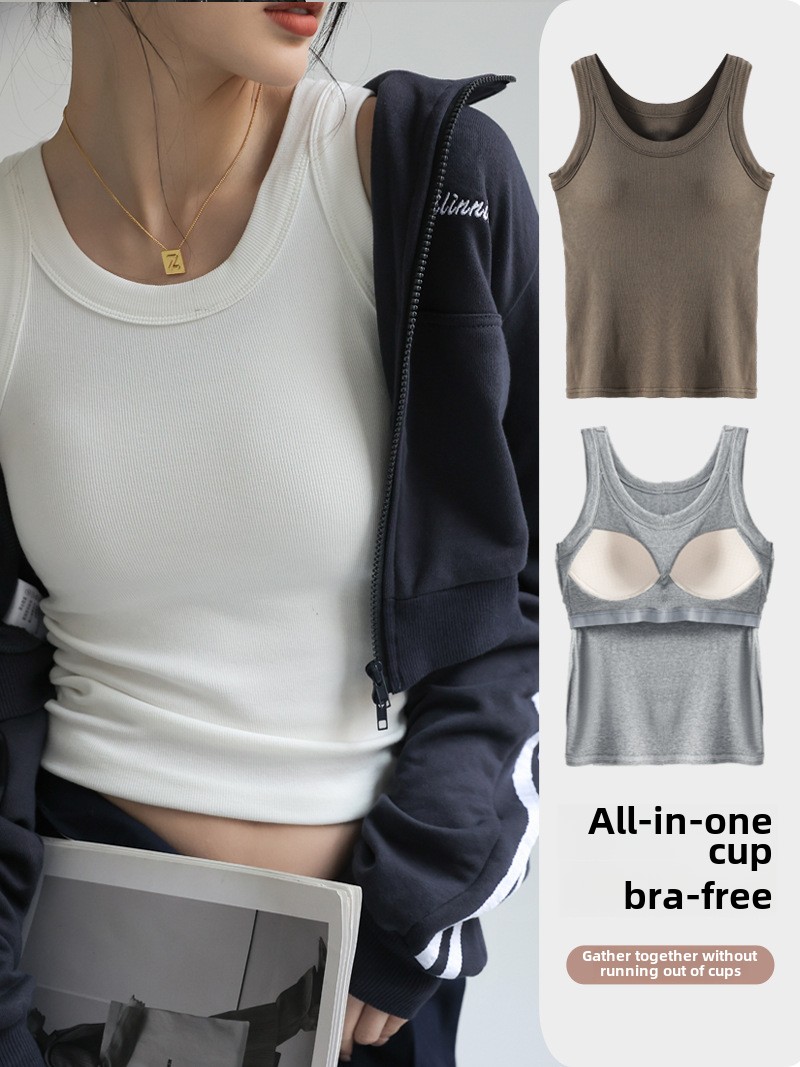 Full Coverage Bra - Camiseta sin mangas acanalada de Modal