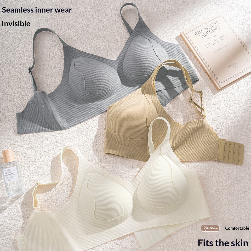 T Shirt Bra Seamless - Sujetador sin Costuras para Mujer, Sujetador