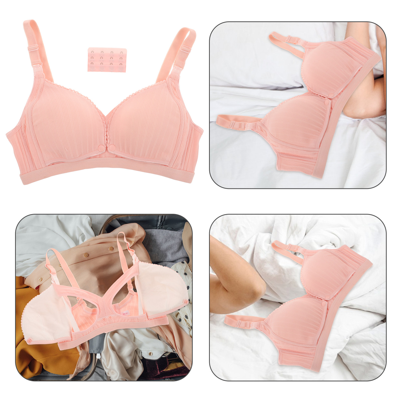 Sujetador de lactancia inalámb - Nursing Bra Clip reseña y precio