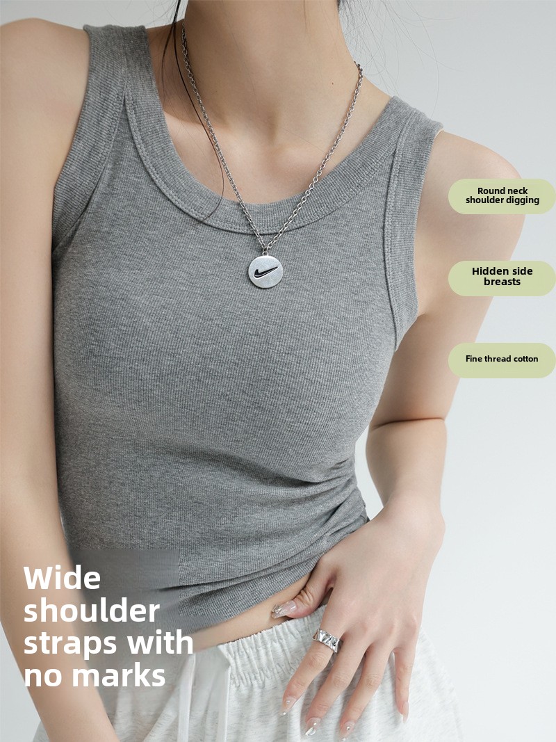 Camiseta sin mangas acanalada  - Full Coverage Bra reseña y precio
